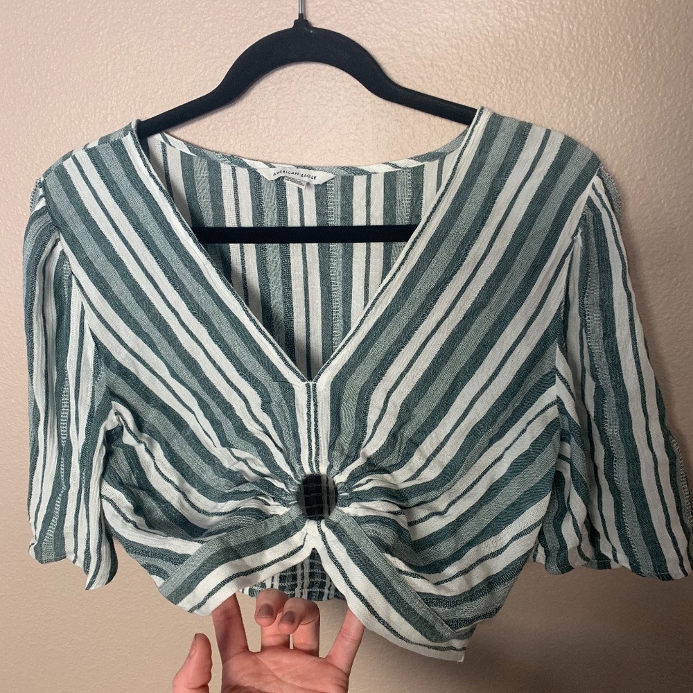 Peep hole crop top
